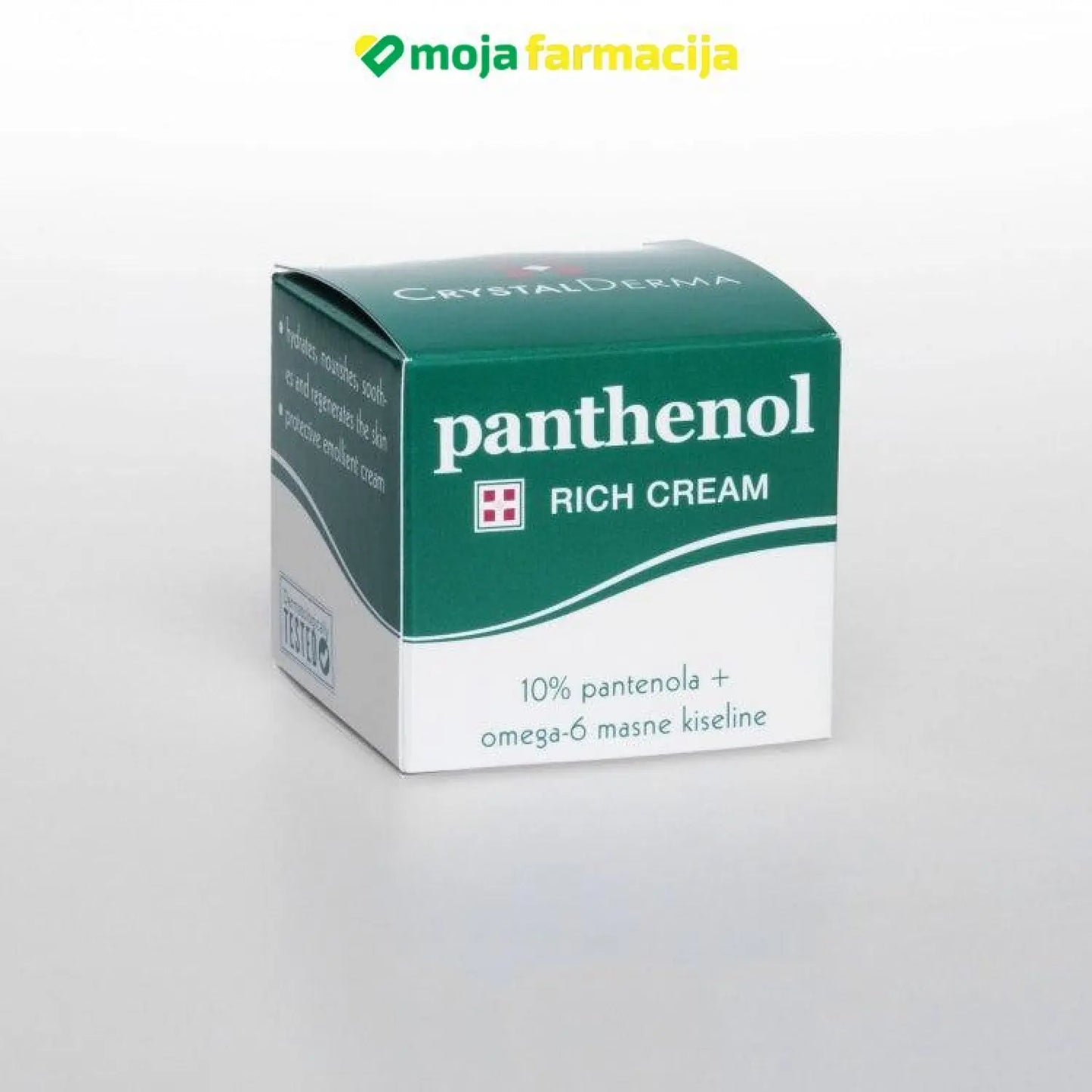 Slika proizvoda PANTHENOL RICH KREMA 50ml CrystalDerma iz online apoteke Moja Farmacija - BIH