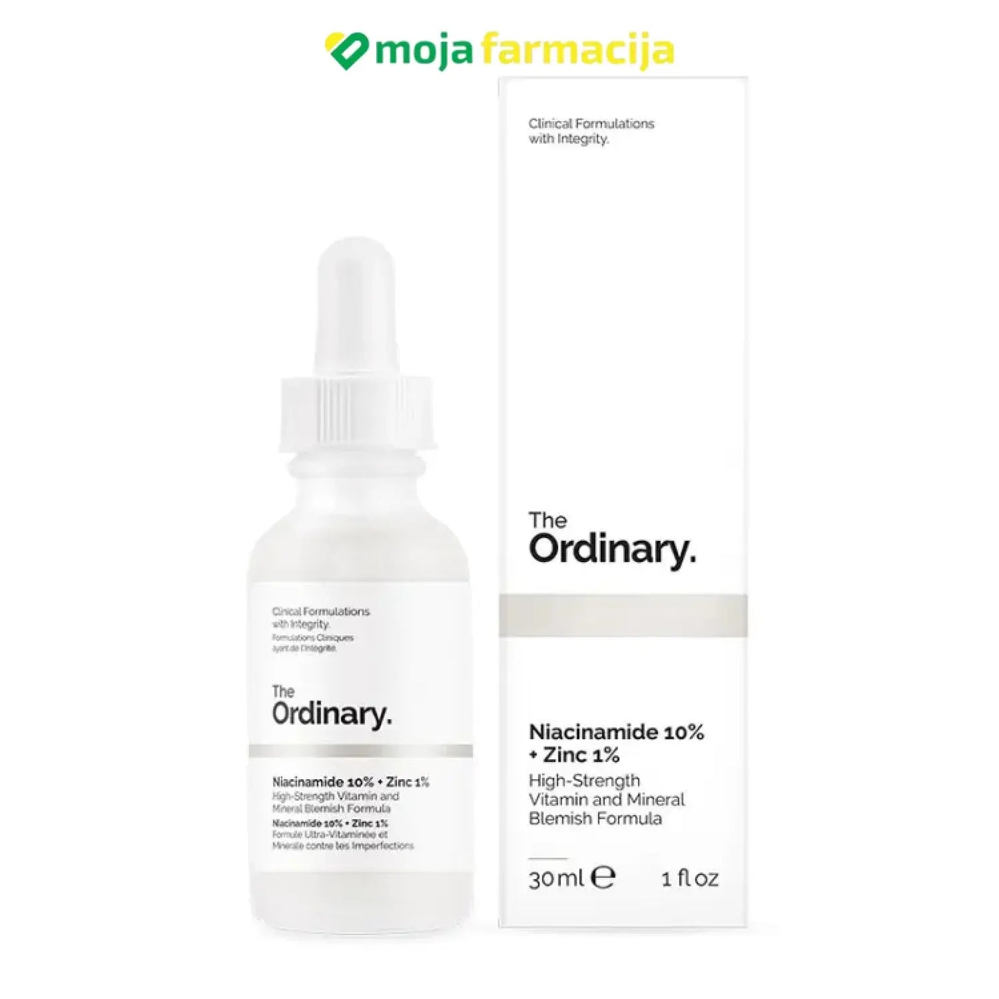 Slika proizvoda THE ORDINARY Niacinamid 10% + Zinc 1% 30ml iz online apoteke Moja Farmacija - BIH