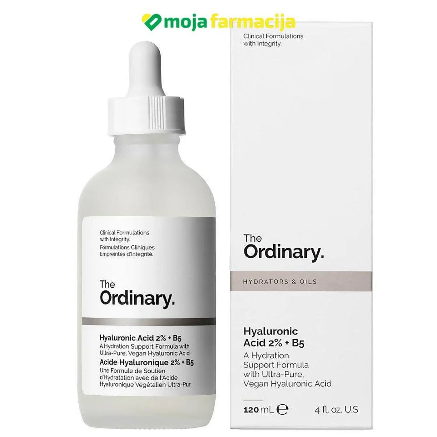 Slika proizvoda THE ORDINARY Serum sa hijaluronskom kiselinom 2% + B5 120ml iz online apoteke Moja Farmacija - BIH