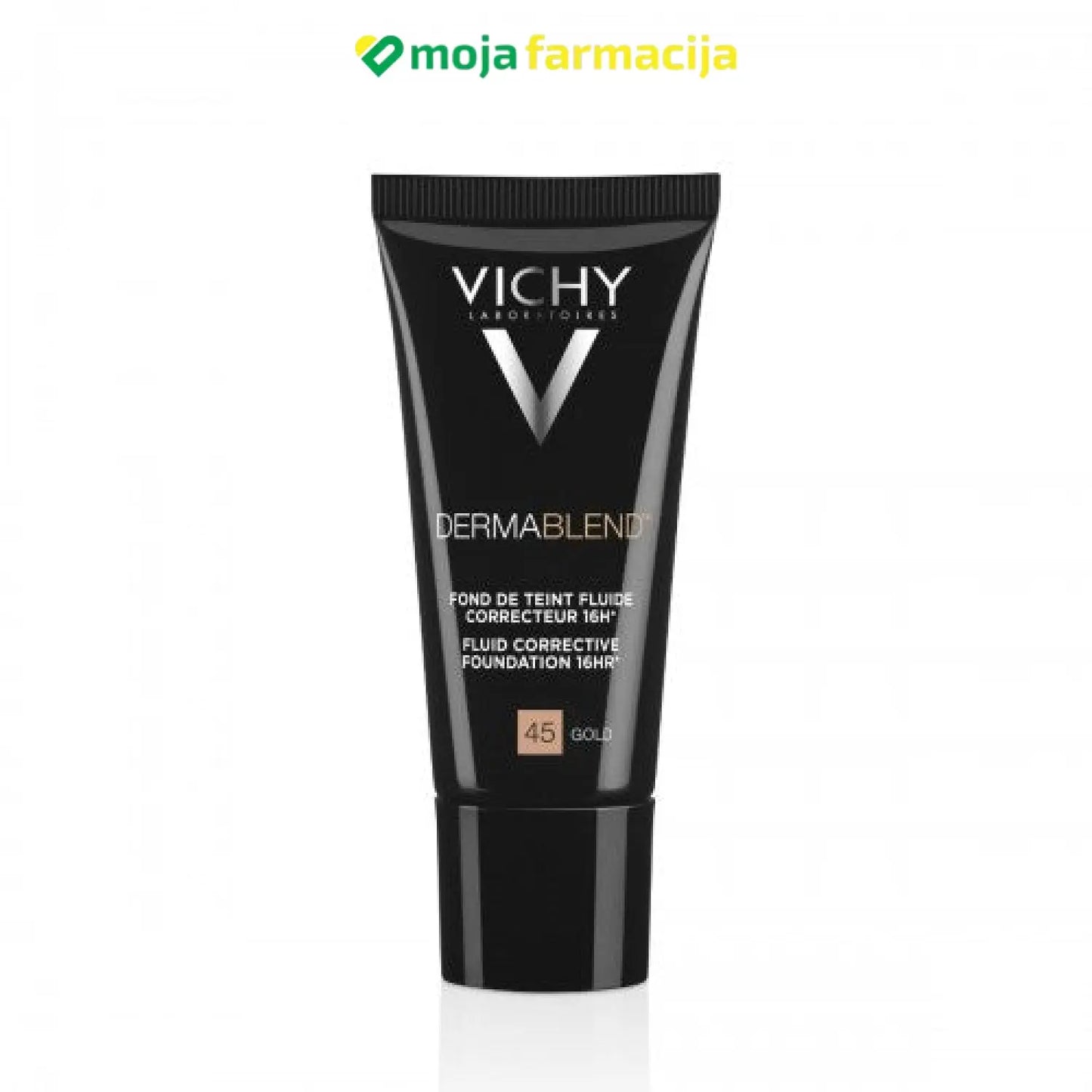 Slika proizvoda VICHY Dermablend korektivni tekući puder 45 GOLD iz online apoteke Moja Farmacija - BIH