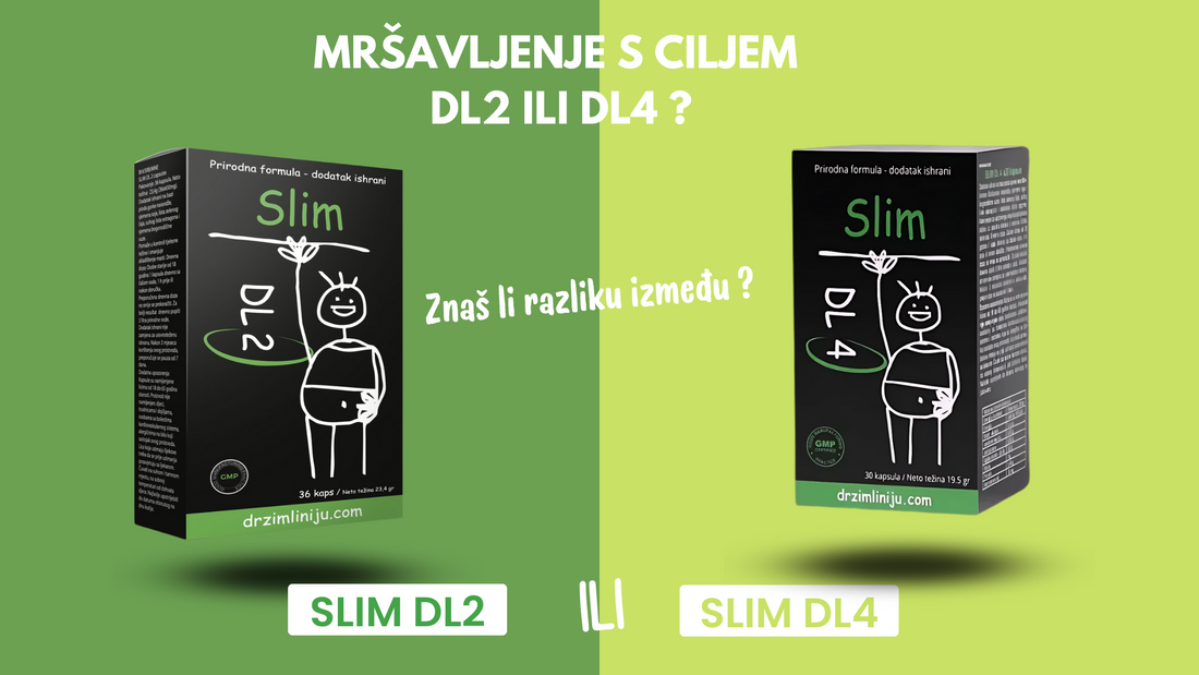 SLIM DL4 kapsule – nova generacija podrške za mršavljenje