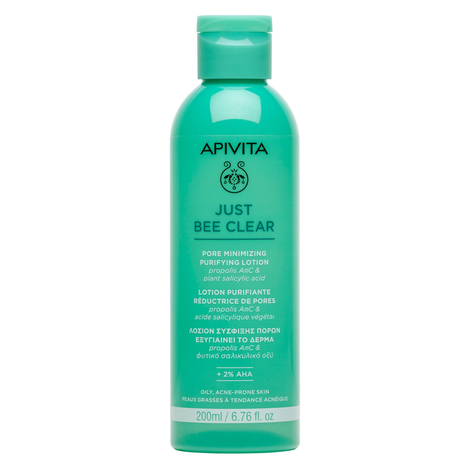 Slika proizvoda APIVITA Just Bee Clear Pore Minimizing Purifying Lotion 200ml iz online apoteke Moja Farmacija - BIH