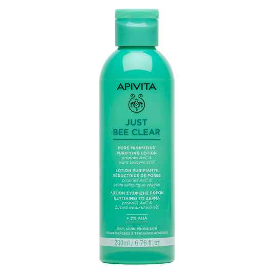 Slika proizvoda APIVITA Just Bee Clear Pore Minimizing Purifying Lotion 200ml iz online apoteke Moja Farmacija - BIH