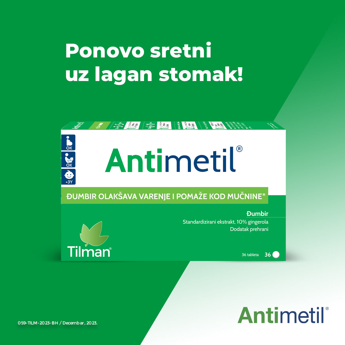 Slika proizvoda Antimetil iz online apoteke Moja Farmacija - BIH