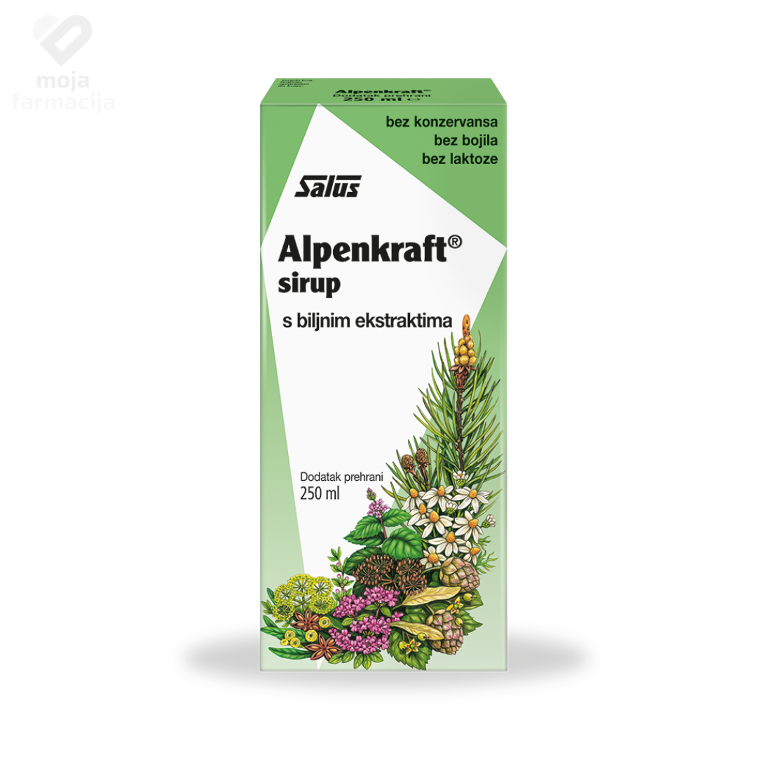 Slika proizvoda Alpenkraft sirup protiv kašlja 250ml iz online apoteke Moja Farmacija - BIH
