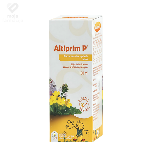 Slika proizvoda Altiprim P sirup 100ml iz online apoteke Moja Farmacija - BIH