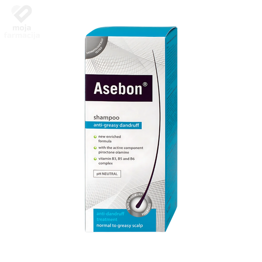 Asebon šampon protiv masne prhuti 200ml