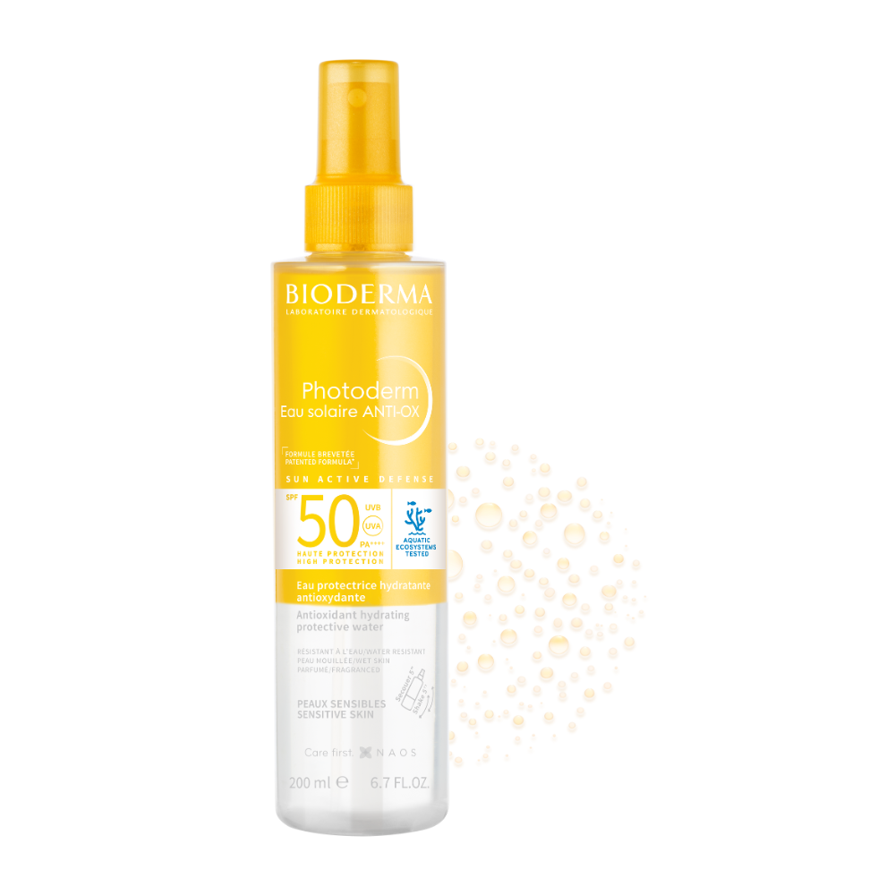 Slika proizvoda BIODERMA Photoderm Eau Solaire ANTI-OX SPF50 zaštitna voda 200ml iz online apoteke Moja Farmacija - BIH