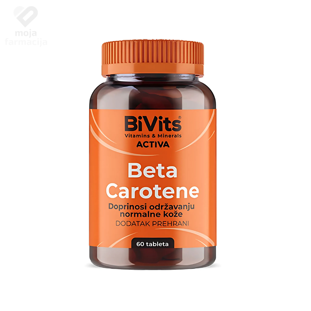 BIVITS ACTIVA Beta karoten tablete