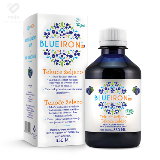 BLUE IRON Fe - Tečno gvožđe sa snagom nordijskih borovnica