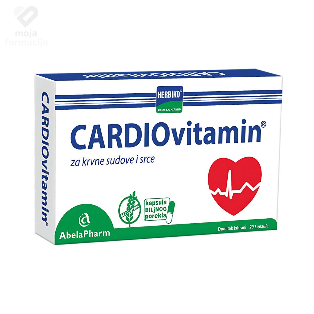 Cardiovitamin za srce i krvne sudove 20 kapsula