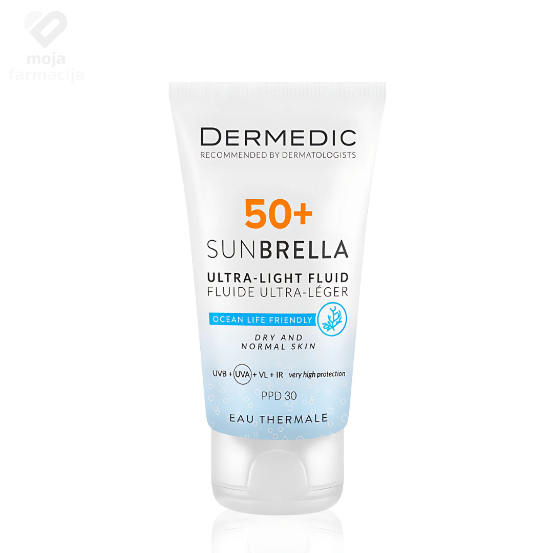 DERMEDIC Sunbrella SPF 50+fluid za suhu i normalnu kožu 40ml