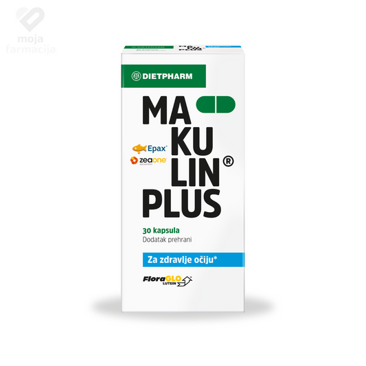 Slika proizvoda DIETPHARM Makulin Plus kapsule iz online apoteke Moja Farmacija - BIH