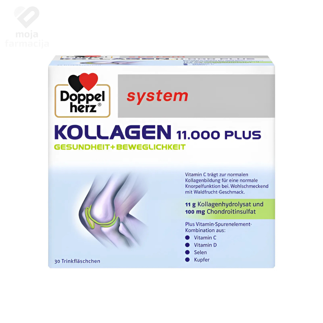 Slika proizvoda DOPPELHERZ System kollagen 11000 plus ampule iz online apoteke Moja Farmacija - BIH
