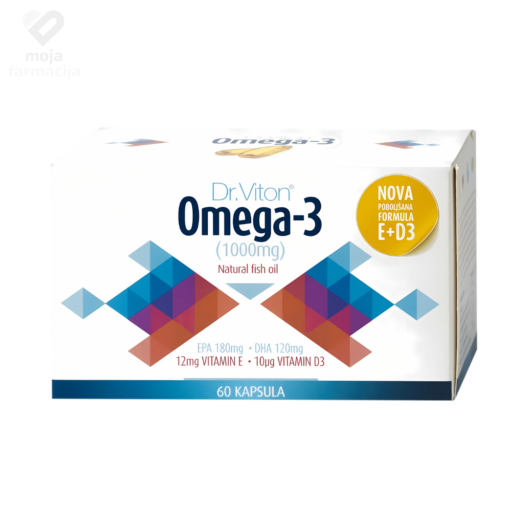 Slika proizvoda DR. VITON Omega 3 + vitamin E + vitamin D iz online apoteke Moja Farmacija - BIH