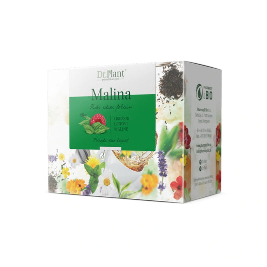 Dr.PLANT Čaj malina list (Rubi idaei folium) 40g