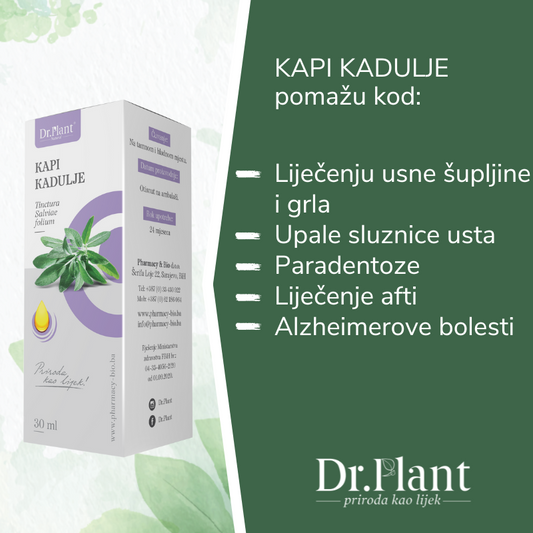 Slika proizvoda Dr.PLANT Kapi kadulje 30ml iz online apoteke Moja Farmacija - BIH