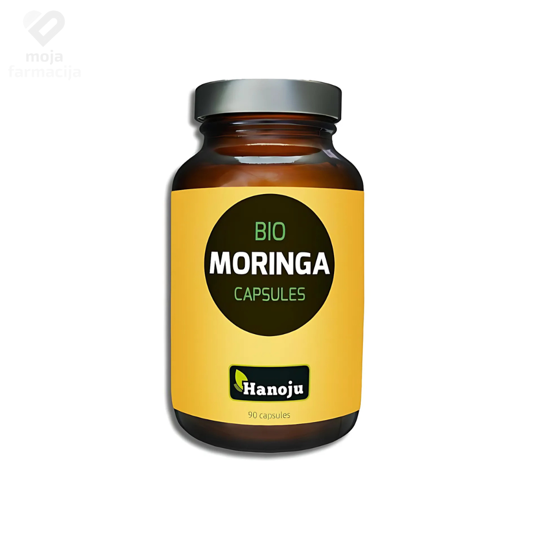 Slika proizvoda HANOJU Moringa kapsule 350mg iz online apoteke Moja Farmacija - BIH