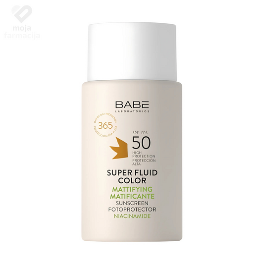 LABORATORIOS BABÉ Super Fluid Color Mattifying SPF50 50ml