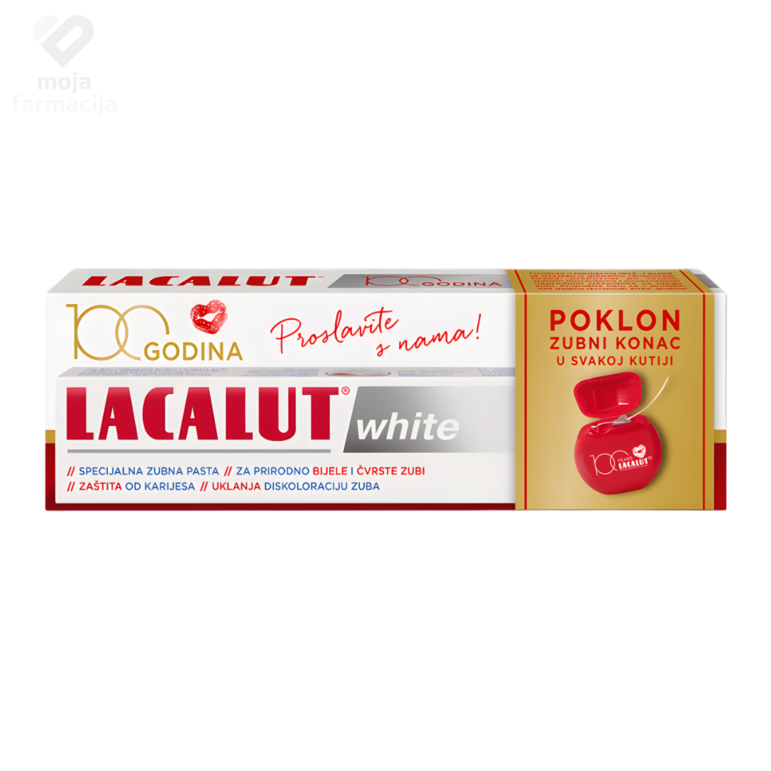 LACALUT White pasta za zube + zubni konac