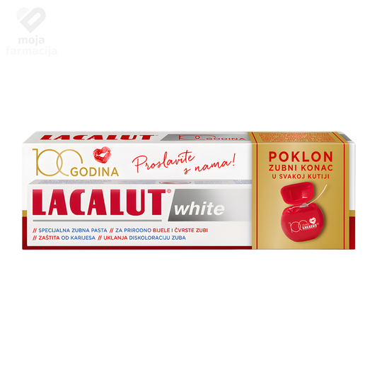 LACALUT White pasta za zube + zubni konac