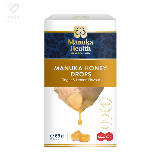 MANUKA HEALTH Manuka med 400+ MGO pastile đumbir i limun