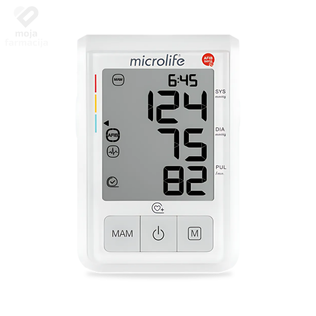 Slika proizvoda MICROLIFE Aparat za mjerenje krvnog pritiska BP B3 AFIB iz online apoteke Moja Farmacija - BIH