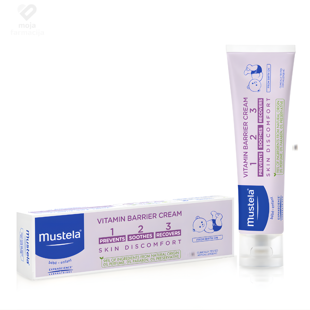 MUSTELA zaštitna vitaminska krema 1-2-3 za pelensku regiju