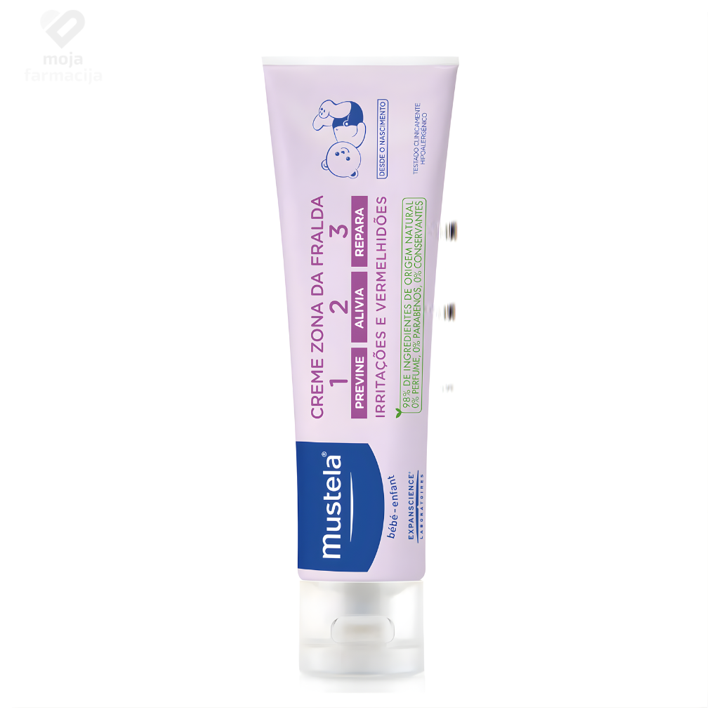 MUSTELA zaštitna vitaminska krema 1-2-3 za pelensku regiju