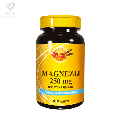 NATURAL WEALTH Magnezij 250mg
