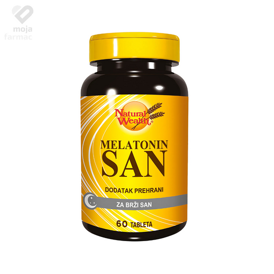 Slika proizvoda NATURAL WEALTH Melatonin San iz online apoteke Moja Farmacija - BIH