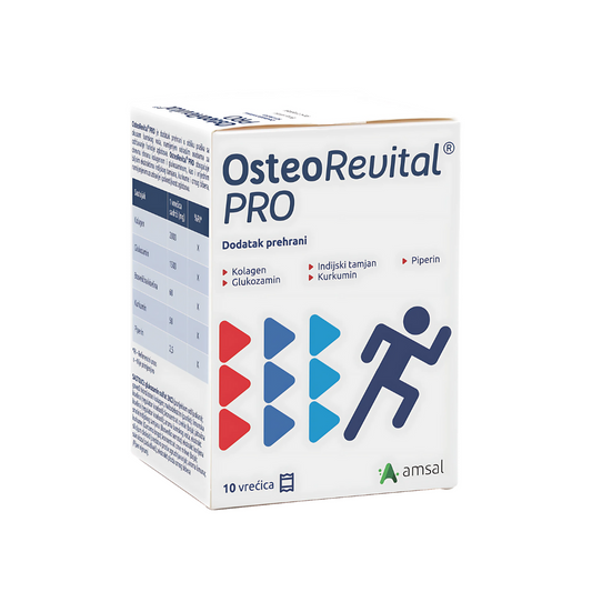 Slika proizvoda OsteoRevital Pro za zdravlje i fleksibilnost zglobova iz online apoteke Moja Farmacija - BIH