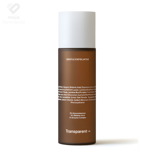 TRANSPARENT LAB Gentle Exfoliator – kemijski + enzimski piling 130ml