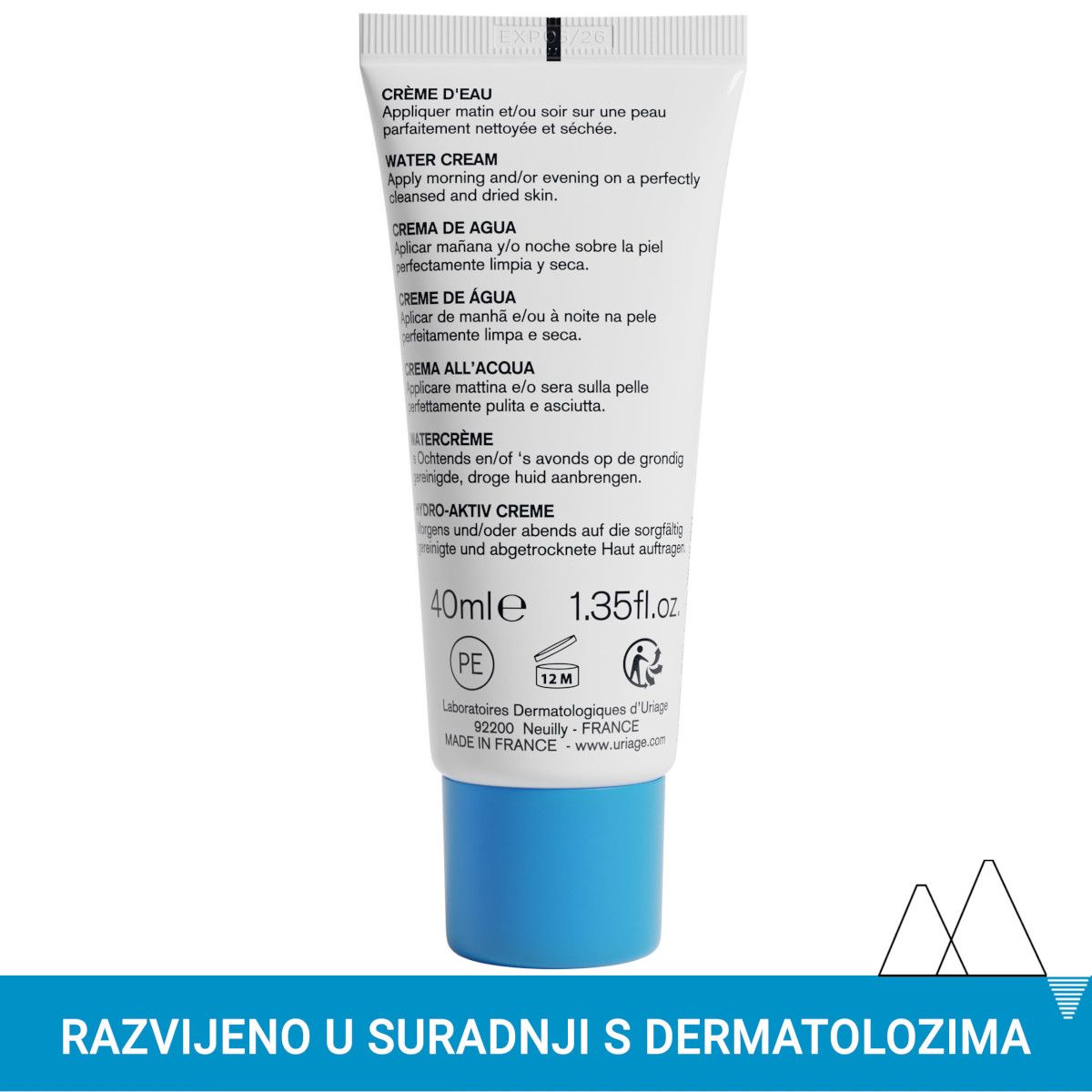Slika proizvoda URIAGE Eau Thermale hidratantna krema za lice iz online apoteke Moja Farmacija - BIH