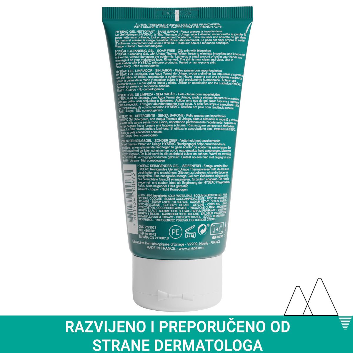 Slika proizvoda URIAGE Hyseac gel za pranje iz online apoteke Moja Farmacija - BIH