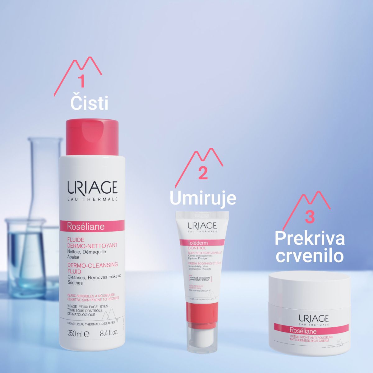 URIAGE Roseliane anti-redness rich krema
