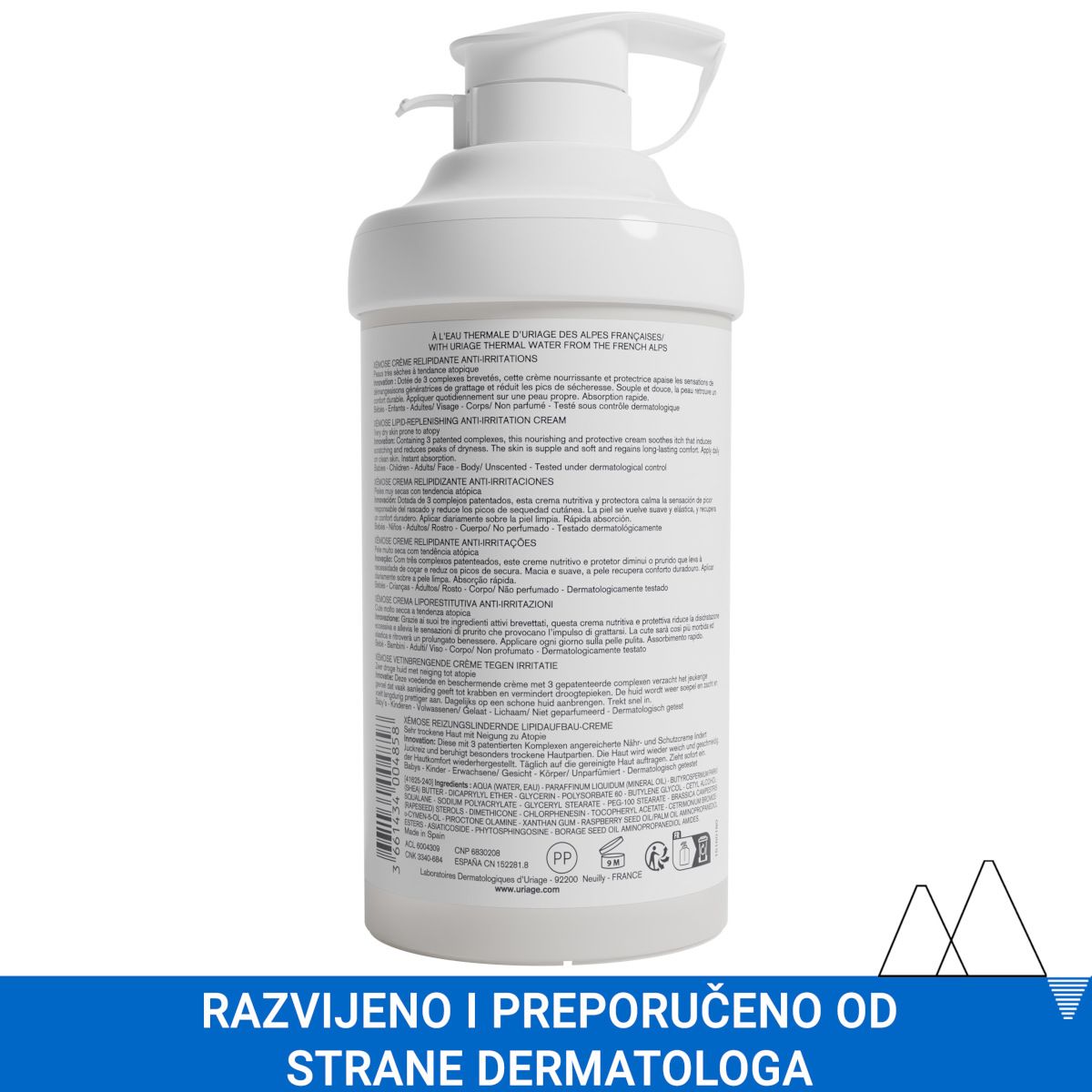 Slika proizvoda URIAGE Xemose emolijentna krema iz online apoteke Moja Farmacija - BIH