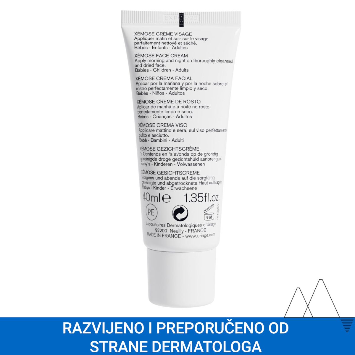 Slika proizvoda URIAGE Xemose krema za lice iz online apoteke Moja Farmacija - BIH