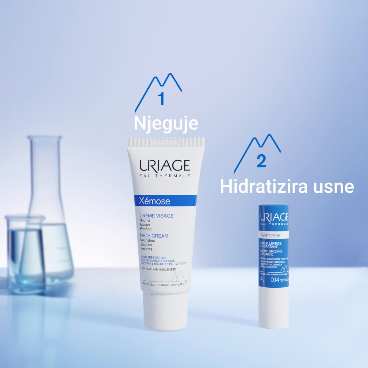 Slika proizvoda URIAGE Xemose krema za lice iz online apoteke Moja Farmacija - BIH