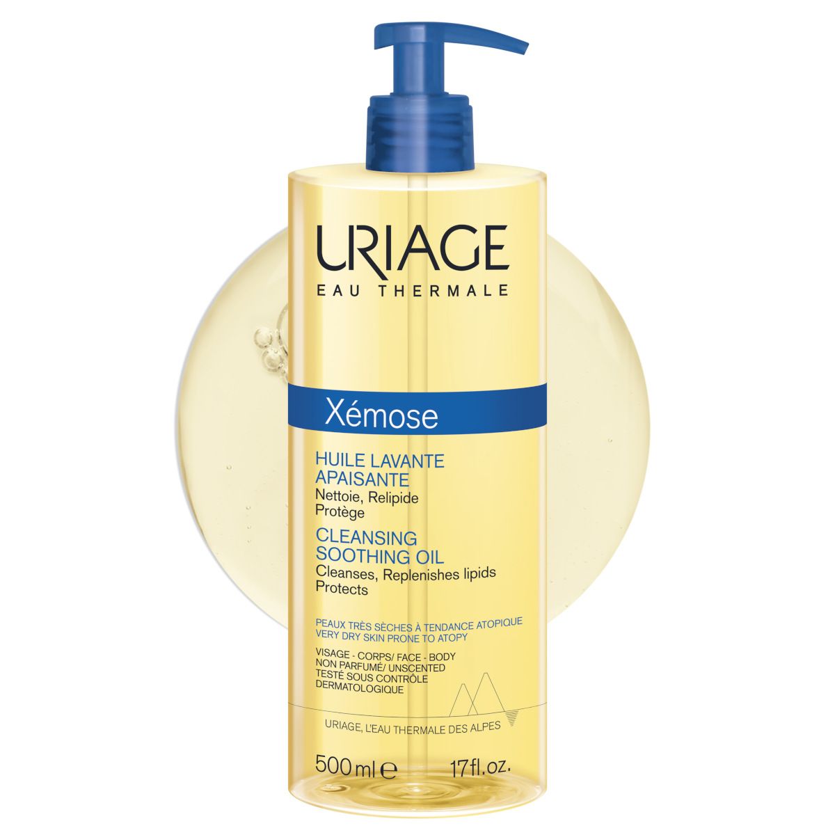 Slika proizvoda URIAGE Xemose ulje za kupanje i tuširanje 500 ml iz online apoteke Moja Farmacija - BIH