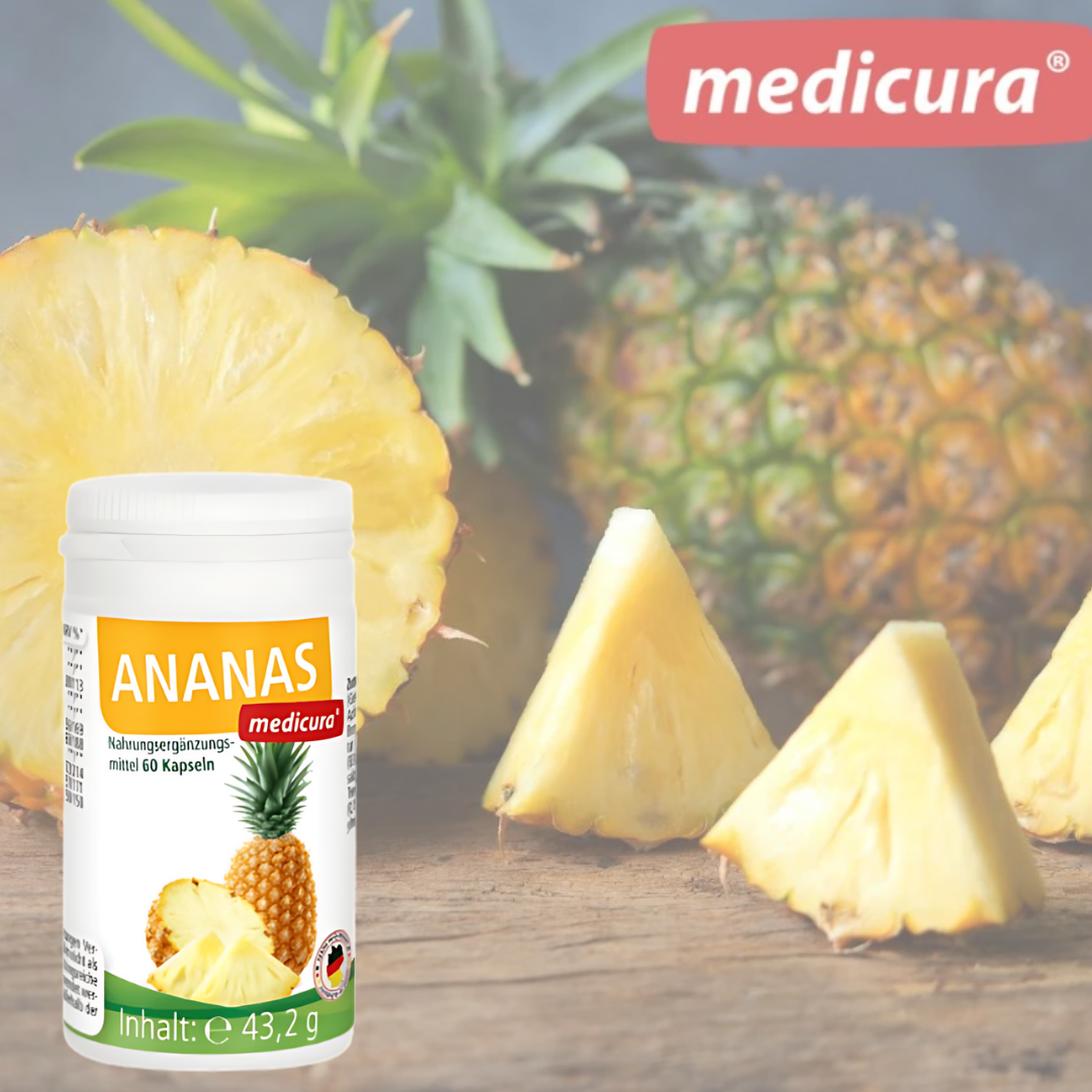 Slika proizvoda MEDICURA Ananas kapsule za mršavljenje i probavu iz online apoteke Moja Farmacija - BIH