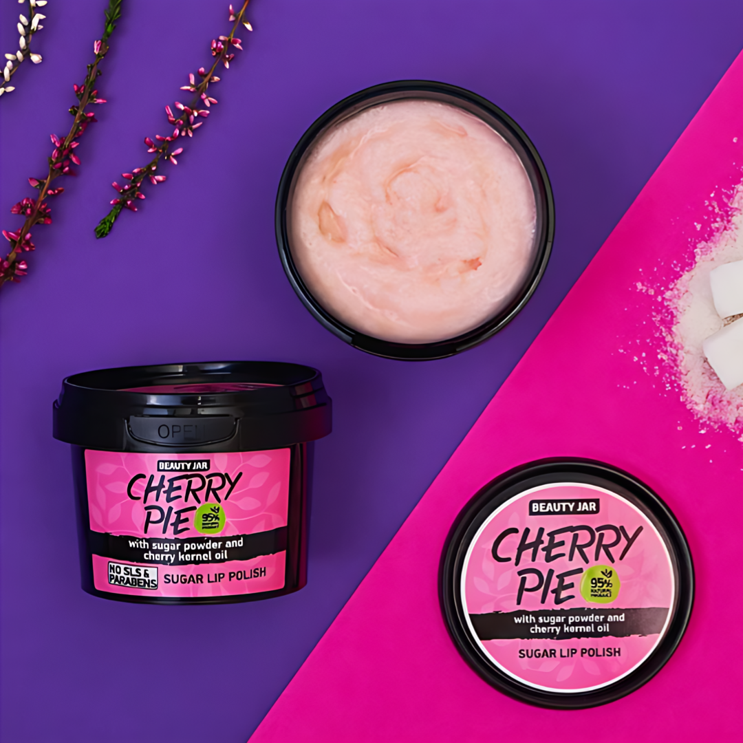 Slika proizvoda BEAUTY JAR Cherry pie piling za usne 120g iz online apoteke Moja Farmacija - BIH