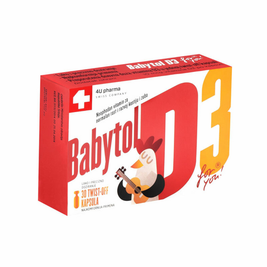 Slika proizvoda 4U PHARMA Babytol D3 twist off iz online apoteke Moja Farmacija - BIH