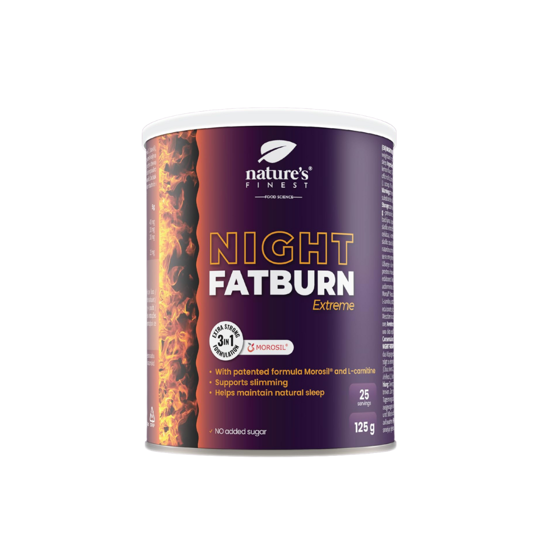 Slika proizvoda NATURE'S FINEST Night FatBurn extreme noćni sagorijevač masti 125g iz online apoteke Moja Farmacija - BIH