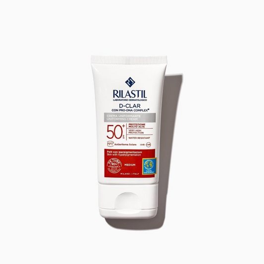 Slika proizvoda RILASTIL D-Clar tonirana krema SPF50+ 40ml iz online apoteke Moja Farmacija - BIH