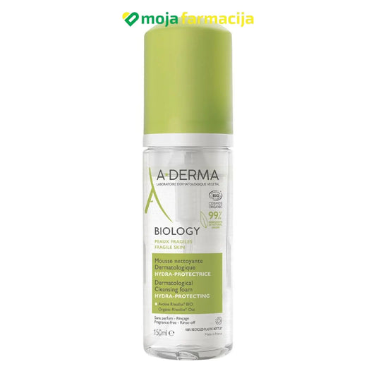 A-DERMA Biology dermatološka pjena za čišćenje 150ml - Moja Farmacija - BIH