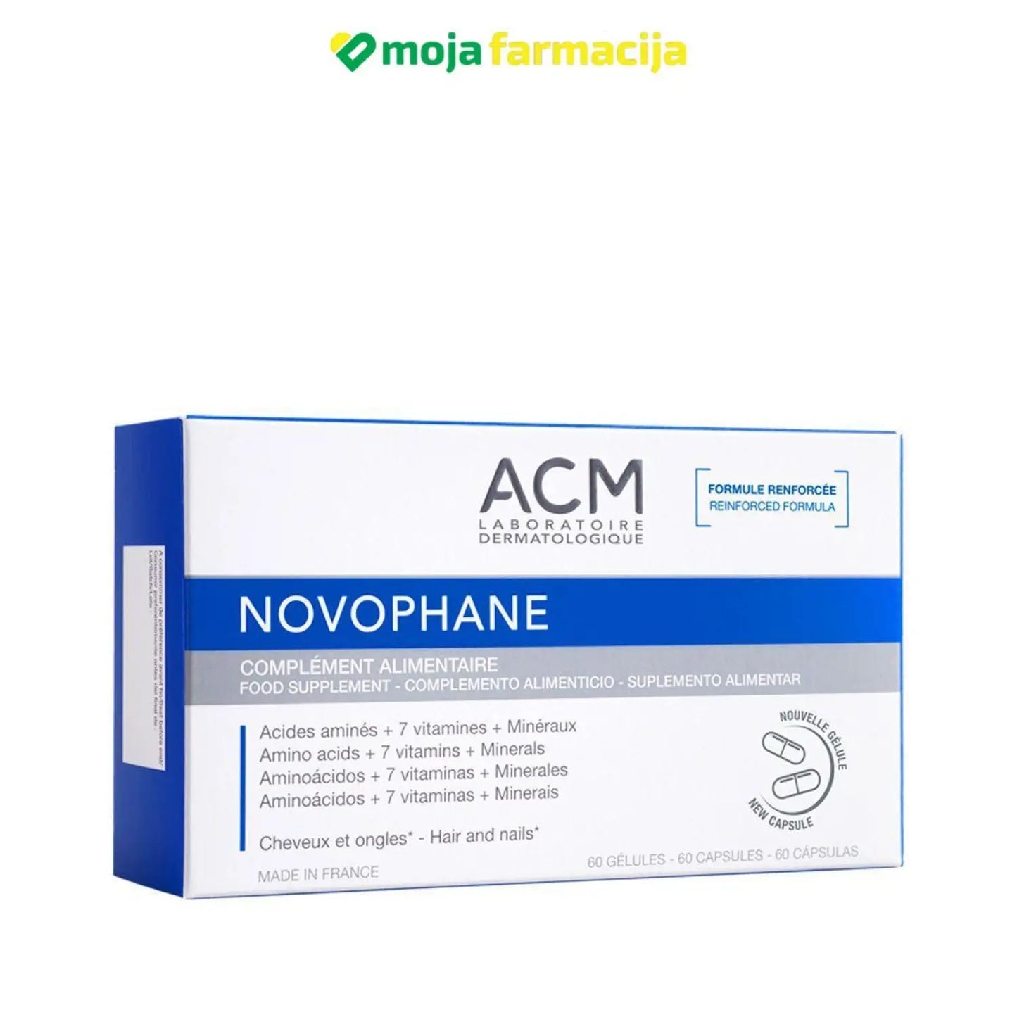 Slika proizvoda ACM Novophane kapsule iz online apoteke Moja Farmacija - BIH