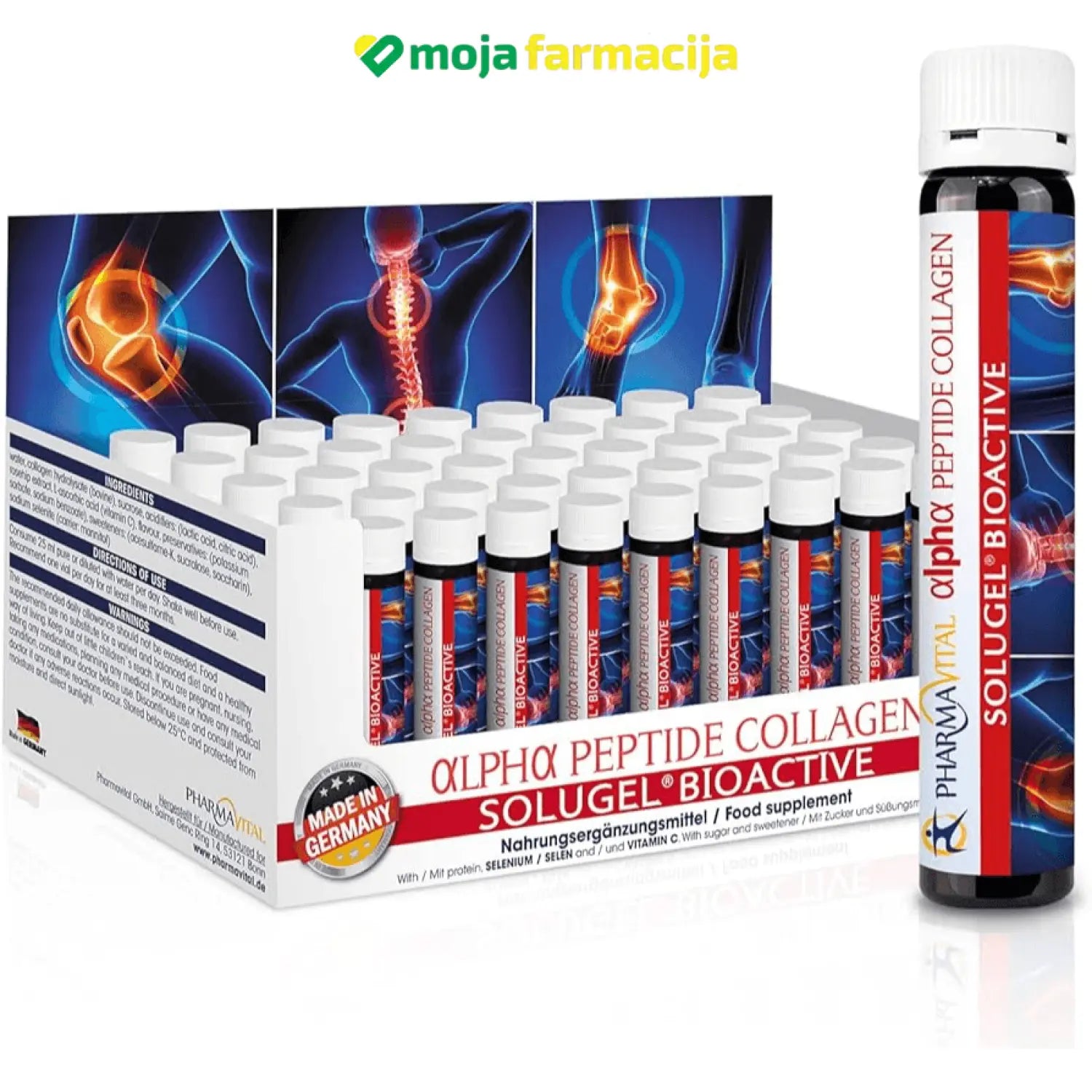 Slika proizvoda Alpha peptide collagen PHARMAVITAL iz online apoteke Moja Farmacija - BIH