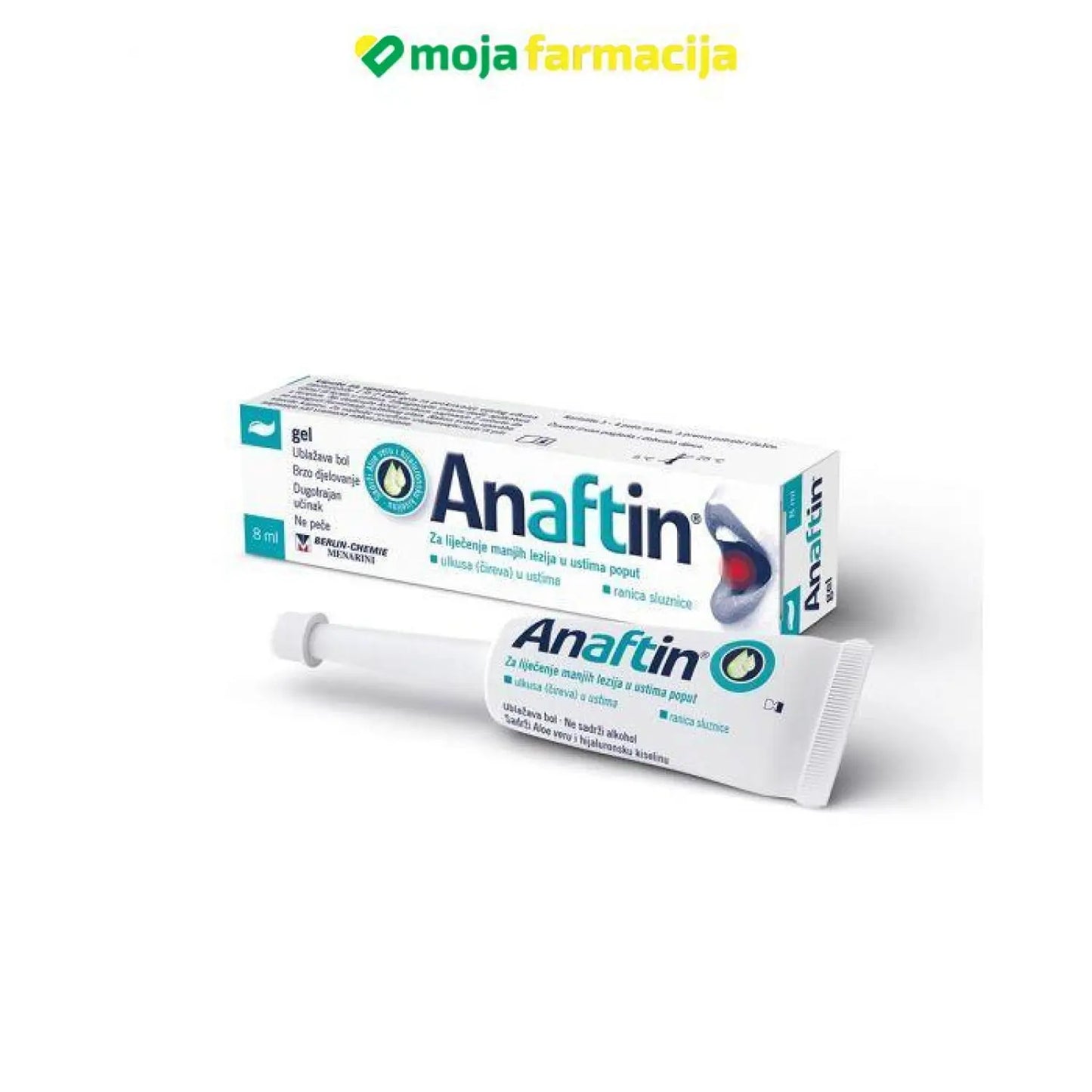 Slika proizvoda Anaftin oralni gel 12% iz online apoteke Moja Farmacija - BIH