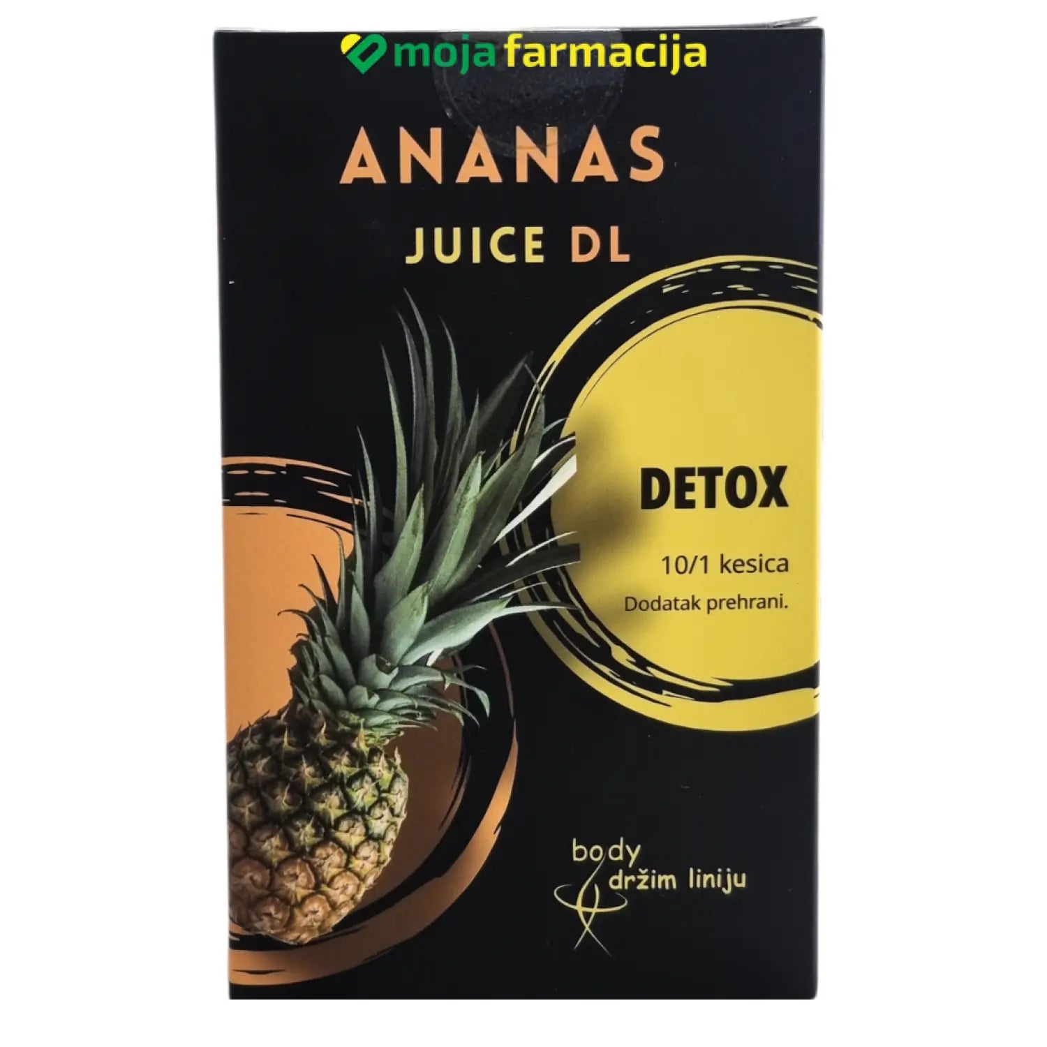 Slika proizvoda Ananas DL Juice detox iz online apoteke Moja Farmacija - BIH